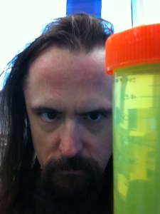 Jeff and his good friend Prochlorococcus strain VOL7